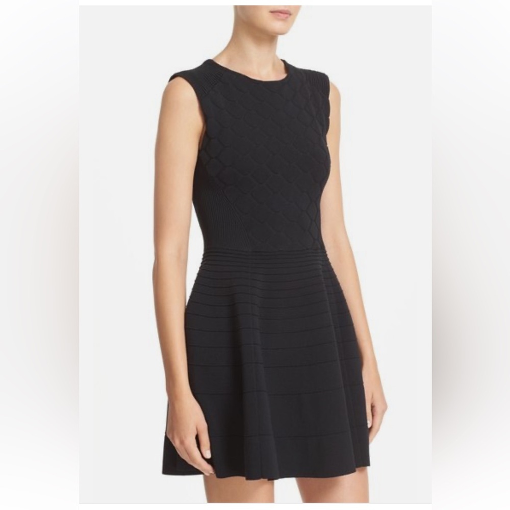 Ted Baker Frinca Black Textured Mini Dress